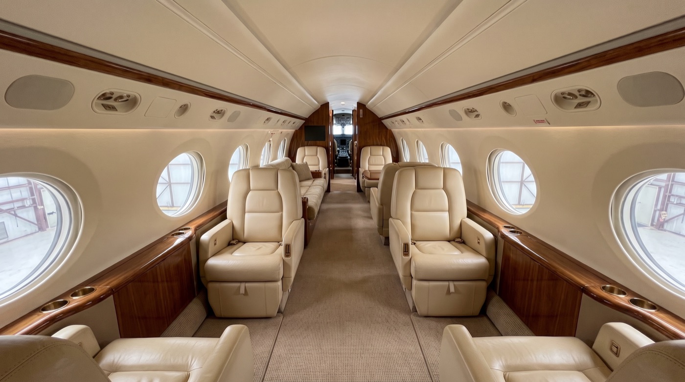 Gulfstream G550, Kabine